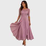 Maria | Elegáns csipkés sifonruha