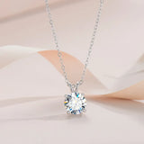 Exkluzív Sterling Ezüst Nyaklánc Moissanite-tal