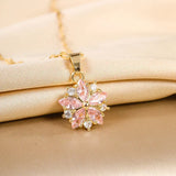 Sakura Rose Romantique Nyaklánc Rvs