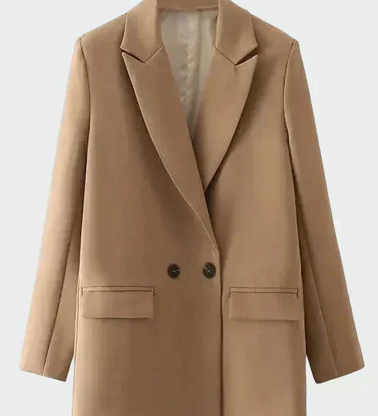 Krisztina - Oversized kabát modern vonallal