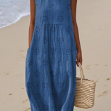 Sara | Patterned Midi Dress