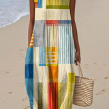 Eve | Geometric Midi Dress