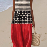 Jane | Colorblock Midi Dress